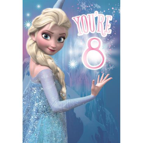 You're 8 Elsa Disney Frozen Birthday Card £1.85
